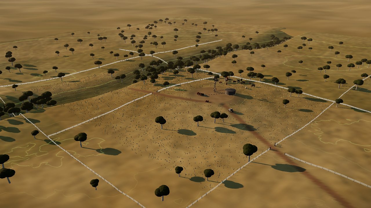 Back paddock on a remote station